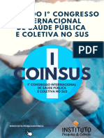 Anais Do Iº Congresso Internacional de Saúde Pública e Coletiva No Sus