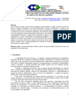 Projeto Porto Maravilha: Um Estudo de Caso Sobre Gestão Urbana e Os Riscos de Captura Dos Interesses Públicos