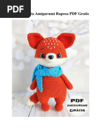 Bebe Receita Amigurumi Raposa PDF Gratis