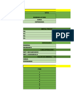 Datos Geologia Veta Nomenclatura Sonia Esperanza: Item 1 2 3 4 5 6 7 8