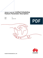 Multi-Carrier Unified Scheduling (eRAN19.1 - 07)