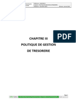 3 - Politique de Gestion de Trésorerie