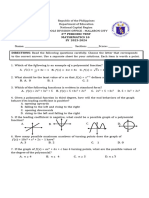 2nd Quarter Math 10 Periodic Test