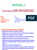 3 Metals and Non Metals