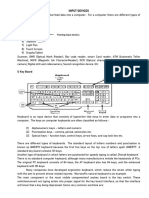 INPUT DEVICES For Pgdca