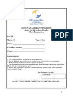 JC Social Studies Mock Exam P1 