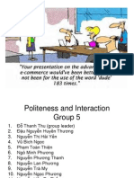 Politeness and Interaction