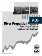 Diver Propulsion Vehicle Specialty Course Instructor Outline