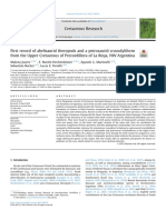 First Record of Abelisaurid Theropods and A Peirosaurid Crocodyliform LA RIOJA