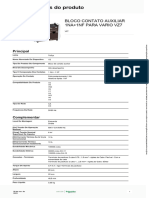 Folha de Dados Do Produto: Bloco Contato Auxiliar 1Na+1Nf para Vario Vz7