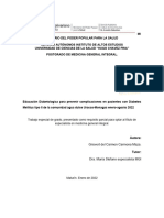 Trabajo Especial de Grado, Presentado Como Requisito Parcial para Optar Al Título de Especialista en Medicina General Integral