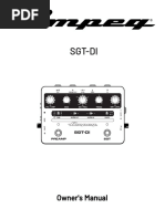 Ampeg SGT-DI Owner's Manual - English