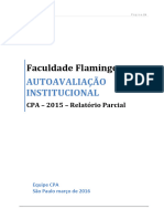 Relatorio Parcial AutoAvaliacao 2016