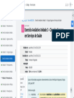 Exercício Avaliativo Unidade 3 - Cirurgias Seguras em Serviços de Saúde - Revisão Da Tentativa