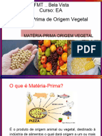 Materias Primas Origem Animal