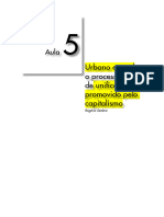 Aula 05 Caderno Didático Urbano e Rural o Processo de Unificação Promovido Pelo Capitalismo