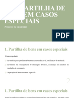 Vii - Partilha de Bens em Casos Especiais