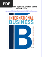 International Business by Shad Morris Ebook PDF