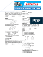 Ejercicios Resueltos de Regla de Tres Pagina Educativa