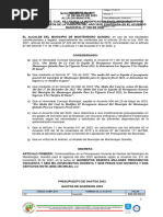 DECRETO DE LIQUIDACION Traslados