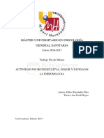 ACTIVIDAD NEUROVEGETATIVA DOLOR Y FATIGA EN Fibromialgia