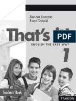 Toaz - Info Thatx27s It 1 Teacher S Book PR