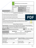 Written Knowledge Assessment AURTTA104 V1