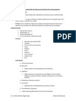 Esquema de Presentación de Informe de Prácticas de Farmacognosia