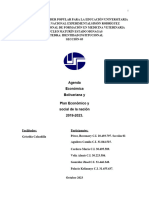 Agenda Economica Bolivariana, Plan Economico y Social de La Nacion