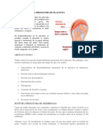 Desprendimiento Prematuro de Placenta 9 Clase