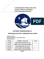 Informe 6 - TERMODINAMICA 2 - Laboratorio 0712