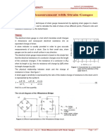 Manual - Strain Measurement With Strain Gauges