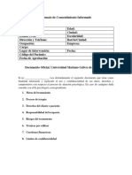 Formato de Consentimiento Informado Correcto