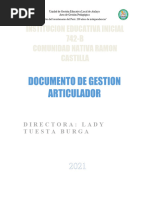 Documentos de Gestión Integrador 2021 Inicial Ramon Castilla