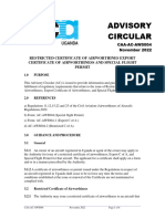 CAA AC AWS004 Resticted CofA Export CofA and Special Fight Permit