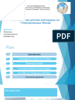 Les Impacts Des Activités Anthropiques Sur L'hydrodynamisme Littoral