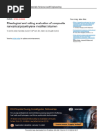 Rheological and Rutting Evaluation of Composite Nanosilica:Polyethylene Modified Bitumen