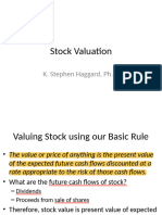 WK 8.1 - Stock Valuation