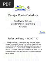 Seder de Pesaj Vision Cabalista