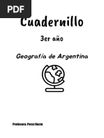 Cuadernillo 3er Año Geografia