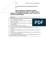 DIRECTRICES PARA REDACCIÓN DE UN DIAGNOSTICO DE ENFERMERÍA LR