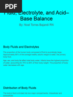 Fluid Electrolyte and AcidBase Balance