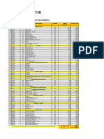 Cotizacion de Repuestos de Reparacion Completa de Motor 3516 Ge 4FN000798