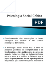 Psicologia Social Crítica