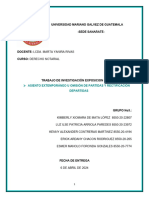 Asiento Extemporáneo U Omisión de Partidas y Rectificación Departidas