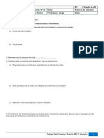 Roteiro de Estudos 2°EM - Física - Exupery - Prof. Jorge - 1° Bimestre - REC