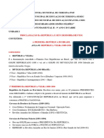 Esquema Da Aula de História 9º Ano - Aula 06