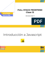 Clase 13. JS 1