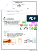 DLP 1.1 - Characteristics of Mixtures - Science 6