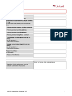 Grant Proposal Form